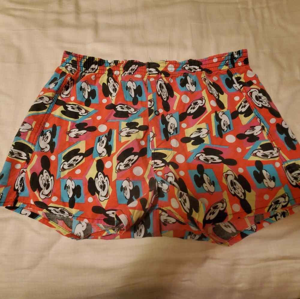 Colorful Mickey Mouse Shorts